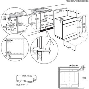 AEG TS6PB51ZAB Einbaubackofen