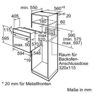 BOSCH HBF133BR0 Einbaubackofen