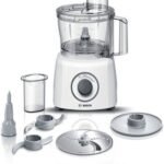 BOSCH MCM3100W Kompaktküchenmaschine Weiß (Rührschüsselkapazität: 2,3 l, 800 Watt)
