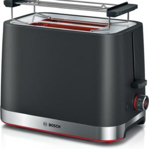 BOSCH TAT4M223 My Moment Kompakt Toaster Schwarz (950 Watt, Schlitze: 2)