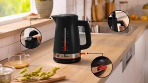 BOSCH TWK4M223 My Moment Wasserkocher, Schwarz