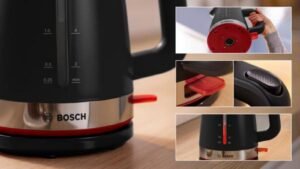 BOSCH TWK4M223 My Moment Wasserkocher, Schwarz