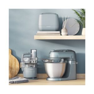 KENWOOD MultiPro Go FDP 23.140GY Kompaktküchenmaschine Storm Blue (Rührschüsselkapazität: 1,3 l, 900 Watt)