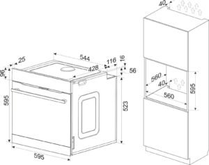 KOENIC KBO 511 M A1-1 Backofen