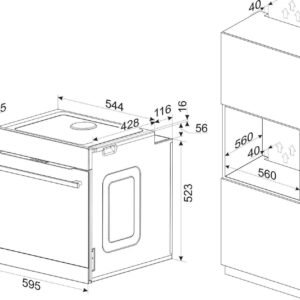 KOENIC KBO 511 M A1-1 Backofen