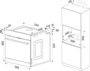 KOENIC KBO 611-1 B A1 Backofen