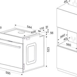 KOENIC KBO 611-1 B A1 Backofen