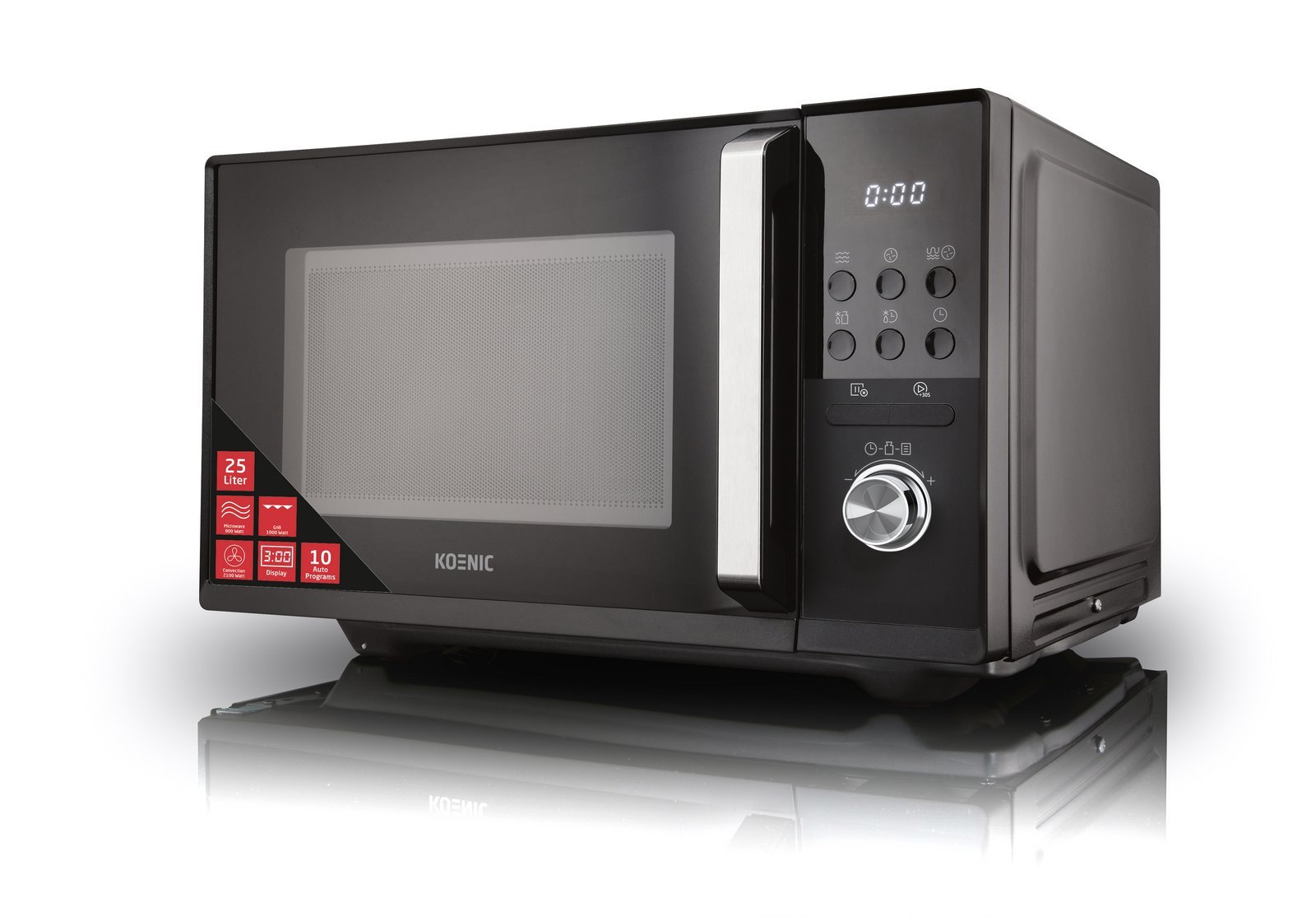 KOENIC KMWC 2521 DB Mikrowelle (900 Watt) KOENIC KMWC 2521 DB Mikrowelle (900 Watt)