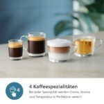 PHILIPS EP2331/10 Serie 2300 LatteGo 3 Klavierlack-Schwarz Kaffeevollautomat