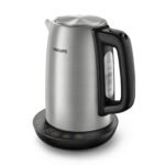 PHILIPS HD9359/90 Avance 1.7 Liter, Temperatursteuerung, Wasserkocher, Metall/Schwarz