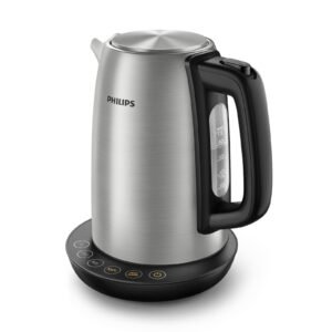 PHILIPS HD9359/90 Avance 1.7 Liter, Temperatursteuerung, Wasserkocher, Metall/Schwarz
