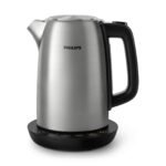 PHILIPS HD9359/90 Avance 1.7 Liter, Temperatursteuerung, Wasserkocher, Metall/Schwarz
