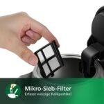 PHILIPS HD9359/90 Avance 1.7 Liter, Temperatursteuerung, Wasserkocher, Metall/Schwarz