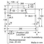SIEMENS LI64LB531, Dunstabzugshaube (598 mm breit, 290 mm tief)