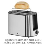 WMF 04.1413.0011 Bueno Pro Toaster Silber (870 Watt, Schlitze: 2)